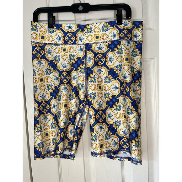 Terez Bike Shorts In Ceramic Tile Women XL - Picture 1 of 7